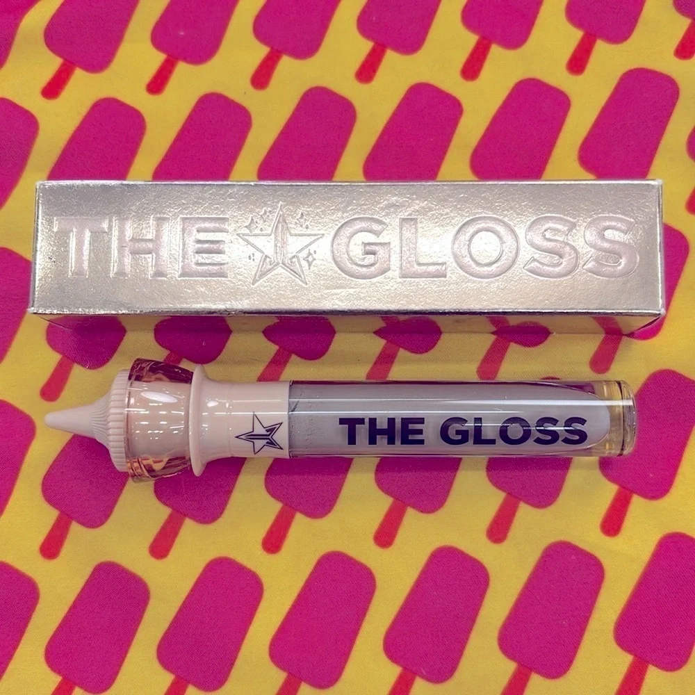 Brand New JEFFREE STAR THE GLOSS SILK ROPE Full Size Lip Gloss Pigmented Neutral